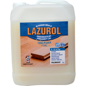 Lazurol Aqua P UREX V1301 polomat odolný lak na dřevo bezbarvý, 5 kg Lazurol Aqua P UREX V1301 polomat odolný lak na dřevo bezbarvý, 5 kg