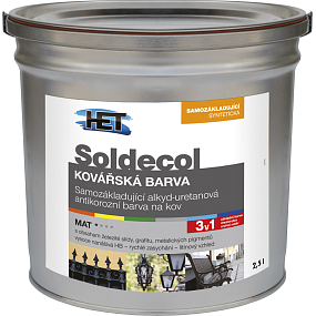 Het Soldecol Schmiedefarbe für Metall mit Grundierung, 2,5 l