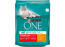 Purina One Sterilcat Granulat für Katzen mit Huhn und Weizen, 800 g