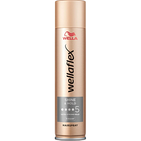 Wellaflex Shine & Hold Haarspray, Fixierung 5, 400 ml
