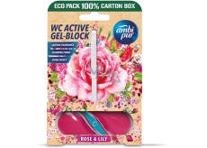 Ambi Pur WC Active Gel-Blok Rose & Lilie 45 g