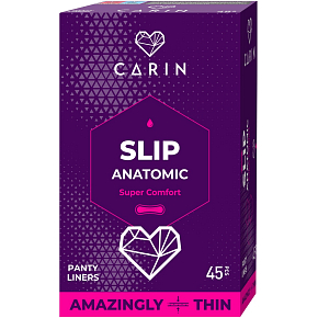 Carin Slip Anatomic Slipeinlagen, 45 Stück