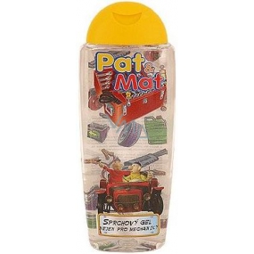 Bohemia Gifts Kids Pat und Mat - Mechanik mit dem Duft von Bananenduschgel für Kinder 300 ml