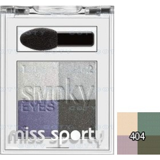 Miss Sports Studio Farbe Smoky Quattro Lidschatten 404 Black Eyes 2,2 g