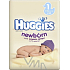 Huggies Newborn Größe 1, 2 - 5 kg, Windelhöschen 54 Stück