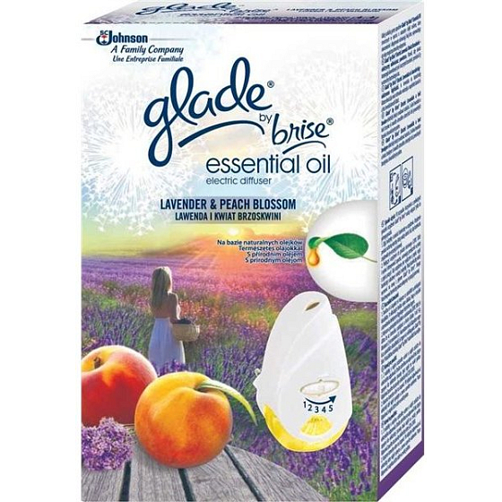 Glade ätherisches Öl Lavendel und Pfirsichblüte elektrischer Lufterfrischer 20 ml