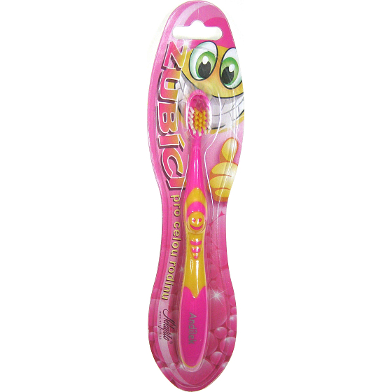 Nekupto Zubíci Zahnbürste für Kinder mit der Aufschrift Andílek soft 1 Stück