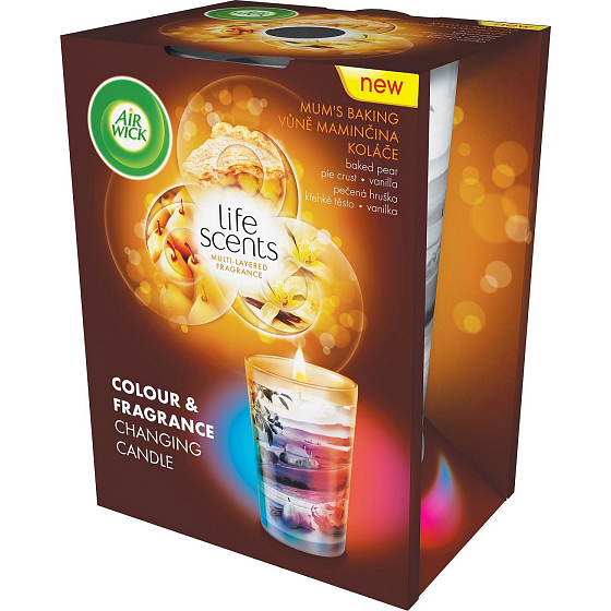 Air Wick Multicolor Duft der Duftkerze des Mutterkuchens 140 g
