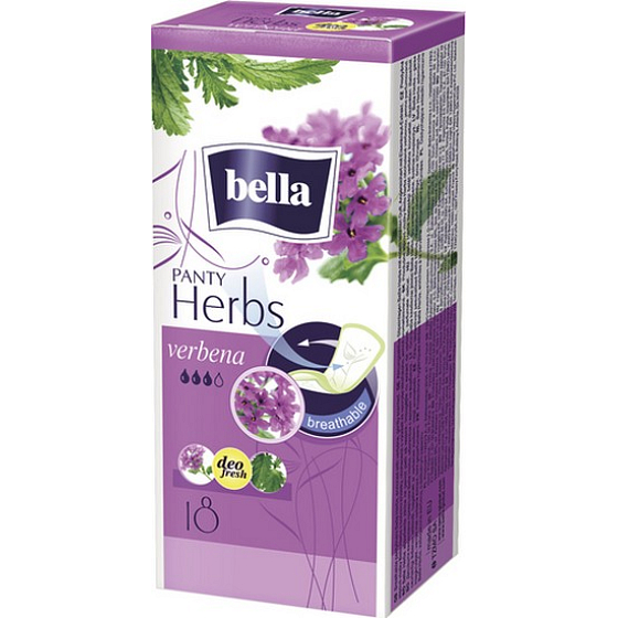 Bella Herbs Verbena Hygienisch aromatisierte Slipeinlagen 18 Stück