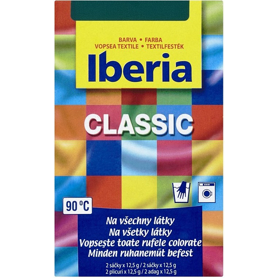 Iberia Classic Textilfarbe dunkelgrün 2 x 12,5 g