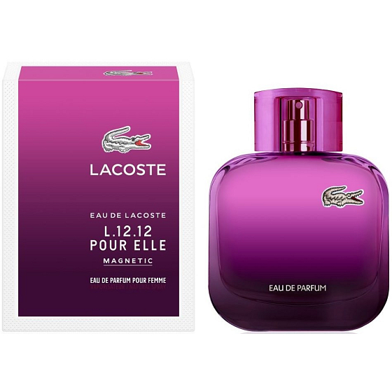 Lacoste Eau de Lacoste L.12.12 Gießen Sie Elle Magnetisches Parfümwasser für Frauen 25 ml
