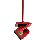 Spokar Reinigungsset EKO, Besen mit Stiel 120 cm + Kehrschaufel mit Besen