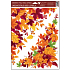 Fensterfolie ohne Klebeecke 38 x 30 cm, Herbstlaub Nr. 1