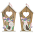 Holzvogelhaus 17,5 cm zum Aufhängen / Stehen 1 Stück