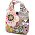 Nekupto Trendy Einkaufstasche mit Etui 002 38 x 32,5 x 4,5 cm