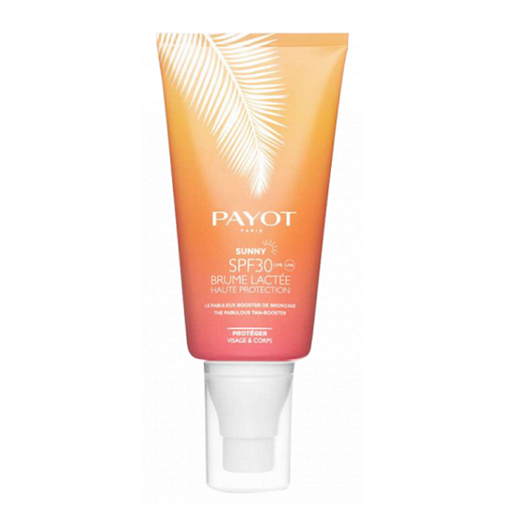 Payot Sunny Brume Lactée LSF 30 Lichtschleier mit hohem Sonnenschutz für Gesicht und Körper 150 ml