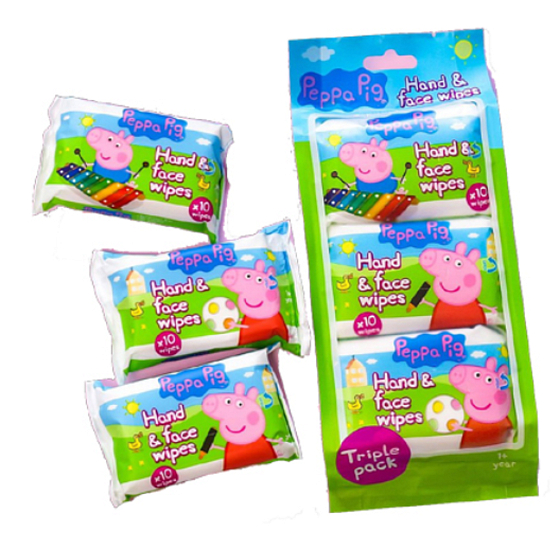 Peppa Pig - Feuchttücher 3 x 10 Stück