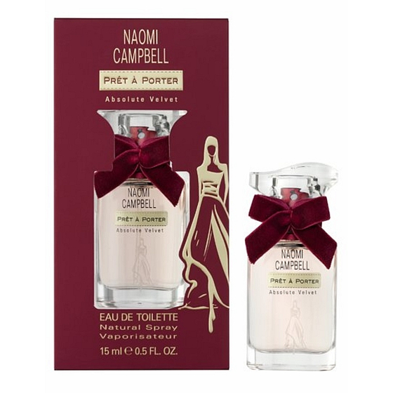 Naomi Campbell Prêt-à-Porter Absolute Velvet Eau de Toilette für Damen 15 ml