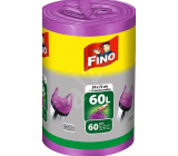 Fino Color Müllsäcke mit Griffen lila, 13 µ, 60 Liter 59 x 72 cm, 60 Stück