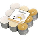 Bolsius Aromatic Vanilla - Vanille Duft-Teelichter 18 Stück, Brenndauer 4 Stunden