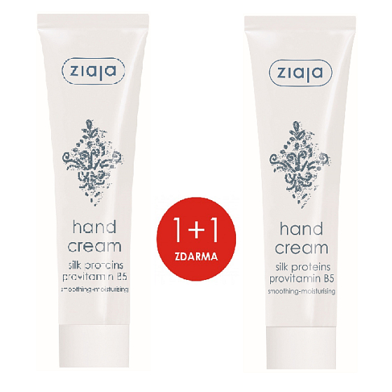 Ziaja Seidenproteine und Provitamin B5 Handcreme 2 x 100 ml, Duopack