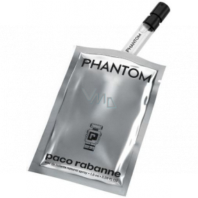 Paco Rabanne Phantom Eau de Toilette für Männer 1,5 ml mit Spray, Fläschchen
