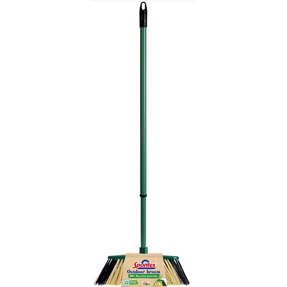Spontex Outdoor-Besen mit ECO-Stab
