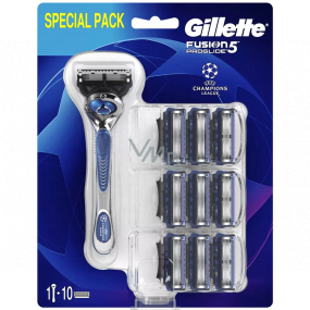 Gillette Fusion 5 ProGlide Flexball Scherkragen + 10 Ersatzköpfe, für Männer