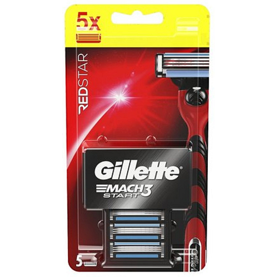 Gillette Mach3 Start Ersatzköpfe 5 Stück, für Männer