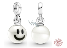 Charms Sterling Silber 925 My Happy Smiley - Mini Medaillon, Armband Anhänger Symbol