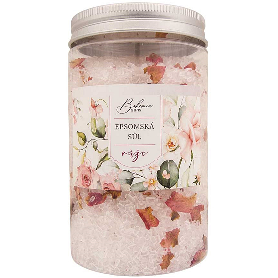 Bohemia Gifts Bittersalz mit Kräutern Rose 400 g