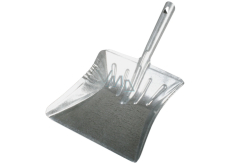 Spokar kovová lopatka široká pozinkovaný plech 235 mm