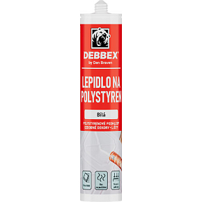 Den Braven Kleber für Polystyrol, weiß, 310 ml