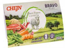 Chejn Bravo PLUS s jehněčím a zeleninou pro malé a střední psy, 325 g