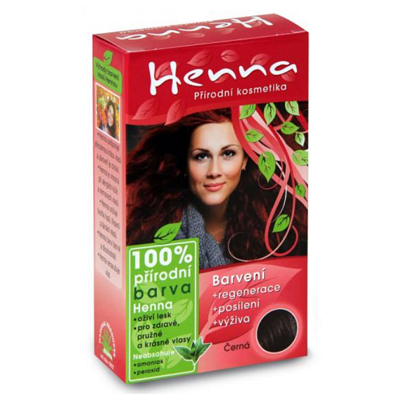 Henna natürliche Haarfarbe Schwarz 122 Puder 33 g