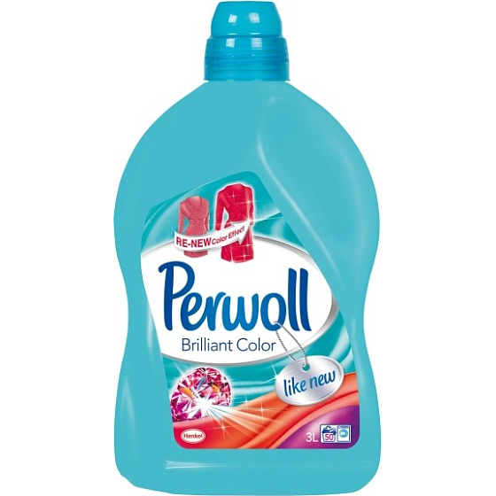 Perwoll Brilliant Color flüssiges Waschgel für farbige Wäsche 3 l