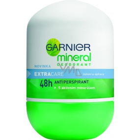 Garnier Mineral Extra Care alkoholfreies Ball-Deodorant zum Aufrollen für Frauen 50 ml