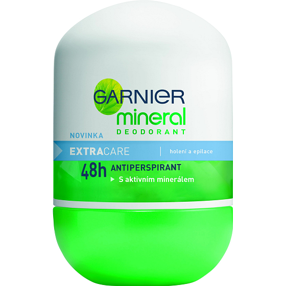 Garnier Mineral Extra Care alkoholfreies Ball-Deodorant zum Aufrollen für Frauen 50 ml