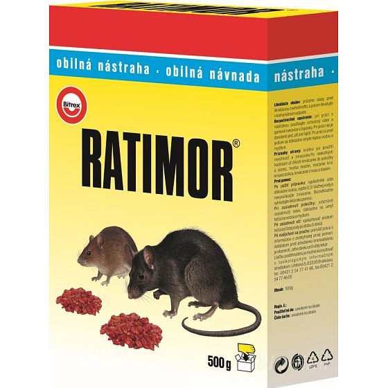 Ratimor Getreideköder auf Nagetier 500 g