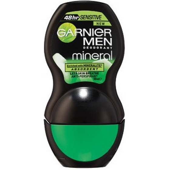 Garnier Men Mineral Sensitives Roll-On-Ball-Deodorant für Männer 50 ml