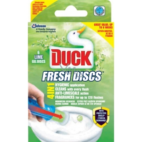 Duck Fresh Discs Alpine Frische WC-Gel für hygienische Sauberkeit und Frische Ihrer Toilette 36 ml