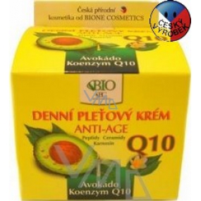 Bione Cosmetics Avocado & Q10 Anti-Age Tagescreme für normale, reife und empfindliche Haut 50 ml