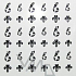 Absolute Cosmetics Selbstklebende Nagelsticker 1236 1 Blatt