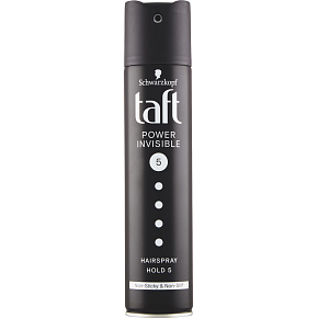 Taft Invisible Power Mega Strong Haarspray, Fixierung 5, 250 ml Taft Invisible Power Mega Strong Haarspray, Fixierung 5, 250 ml