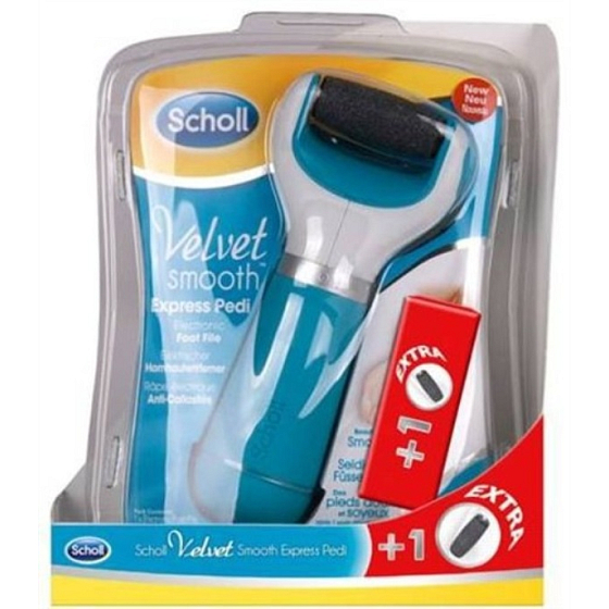 Scholl Velvet Smooth Express Pedi elektrische Fußfeile + 1 Walze kostenlos