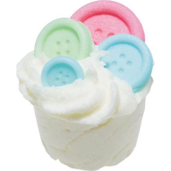 Bomb Cosmetics Farbige Knöpfe - Button Me Up Butterstift für Bad 50 g