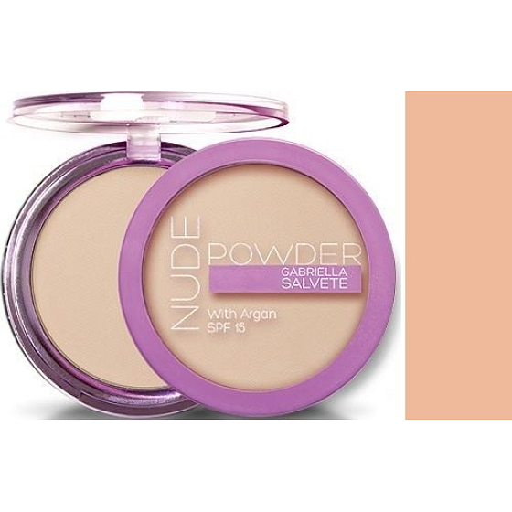 Gabriella Salvete Nude Powder mattierendes Kompaktpuder SPF 15 02 8 g