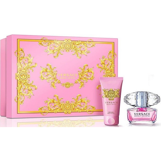 Versace Bright Crystal Eau de Toilette für Frauen 30 ml + Körperlotion 50 ml, Geschenkset