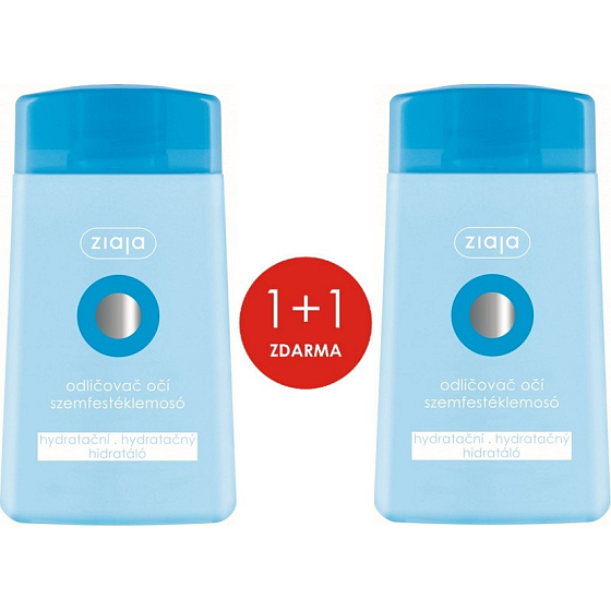 Ziaja Feuchtigkeitsspendender Augen-Make-up-Entferner 2 x 120 ml, Duopack