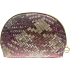 Etue Beige-Rot-Violett 19 x 14 x 6 cm 70450